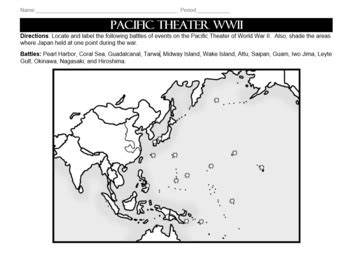 Island Hopping During WWII One-Page Reading and Map Activity: Multiple ...