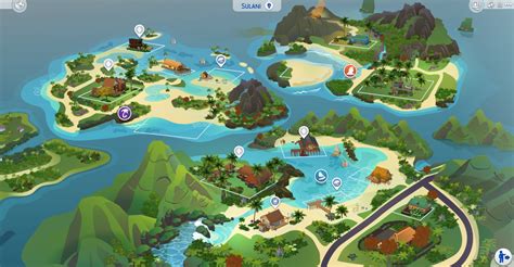 Sims 4 Sulani Map