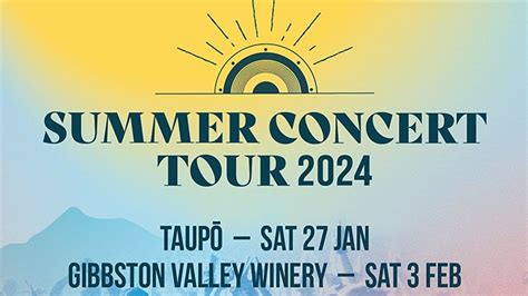 Taupo Summer Concert 2024, Taupo Ampitheatre, New Zealand, Porirua, 27 ...