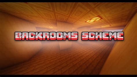 The Backrooms In Minecraft Backroom Scheme Minecraft Map Youtube