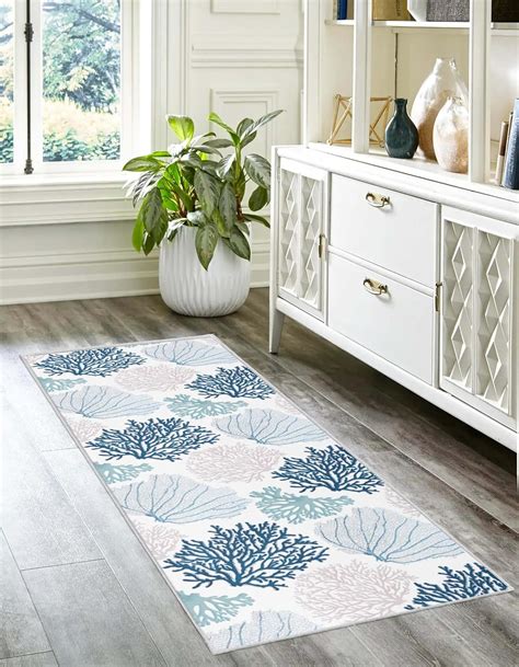 Amazon Coastal Runner Rug Beach Hallway Rugs Non Slip Nautical