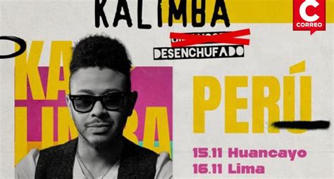 Kalimba Vuelve A Per Para Presentar Su Show Desenchufado En Una Gira