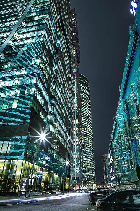 Photo Of City Buildings During Nighttime · Free Stock Photo