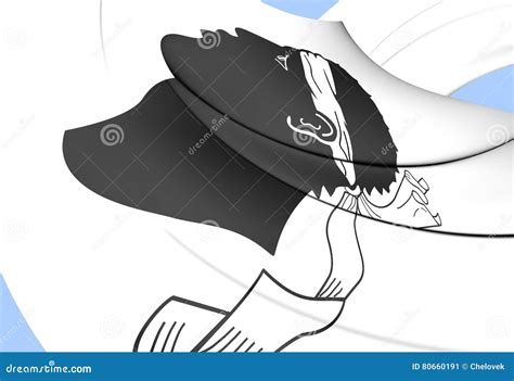 Flag Of Corsica Stock Illustration Illustration Of Render 80660191
