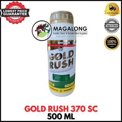 GOLD RUSH 370 SC INSECTICIDE BY C B ANDREW 500 ML 1 LITER Shopee