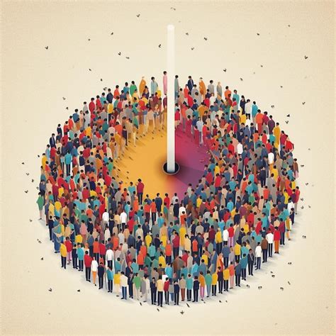 Premium AI Image World Population Day Concept Illustration AI Generated