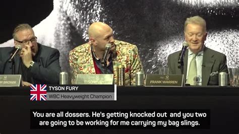 Foul Mouthed Tyson Unleashes Fury At Usyk Ahead Of Unification Bout