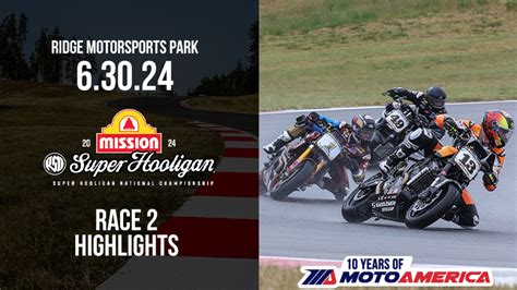 Super Hooligan Race 2 Highlights At Ridge Motorsports Park 2024 Motoamerica