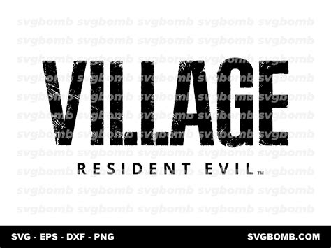 Resident Evil Village Logo SVG | svgbomb