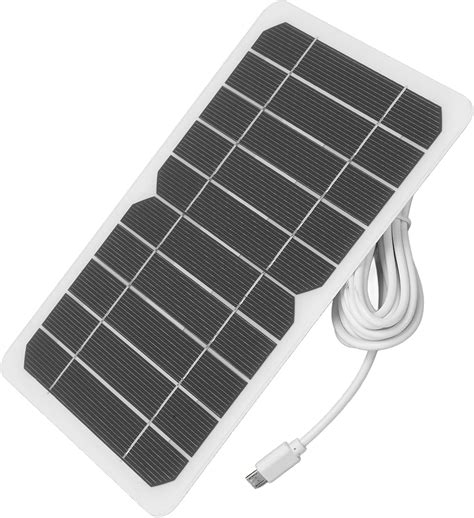 Auhx Pannello Solare Con Uscita Micro Usb Caricatore Solare Fai Da Te