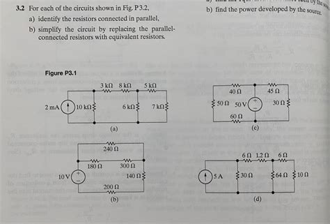 Answered 32 For Each Of The Circuits Shown In Bartleby