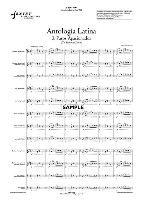 Antología Latina Saxtet Publications