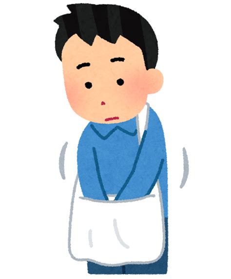 カバンの中を探す人のイラスト（男性） かわいいフリー素材集 いらすとや