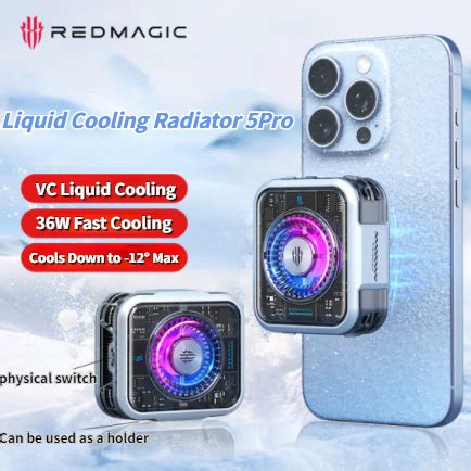 Nubia Redmagic Magnetic Cooler Pro W Liquid Cooling Back Clip Live