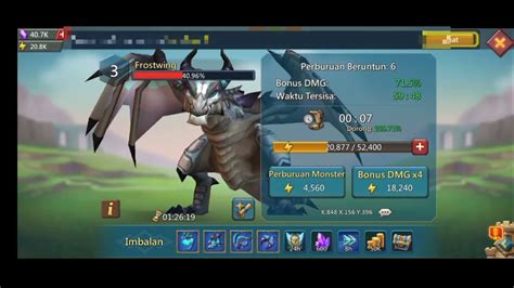 Hero Untuk Membunuh Monster Frostwing Lords Mobile Youtube