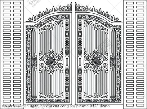 Vector Cnc Vach Ngan Lan Can Cua Cong Sat Plasma