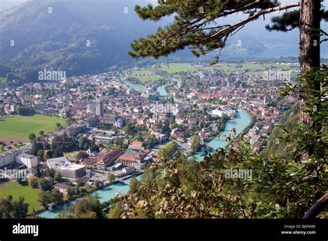 Interlaken Bernese Oberland Switzerland Stock Photo Alamy