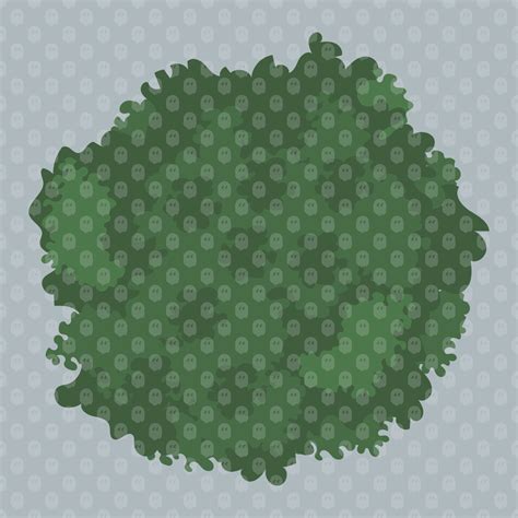 Archade A Round Shrub Vector Drawings