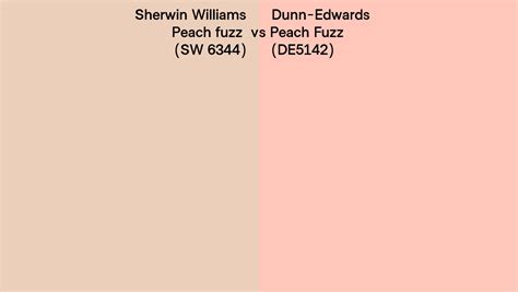 Sherwin Williams Peach Fuzz Sw Vs Dunn Edwards Peach Fuzz