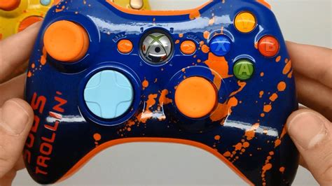 Custom Painted Xbox Ps Controllers Acidic Gaming Youtube