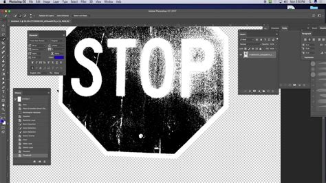 Stencil And Spray Paint In Photoshop Youtube