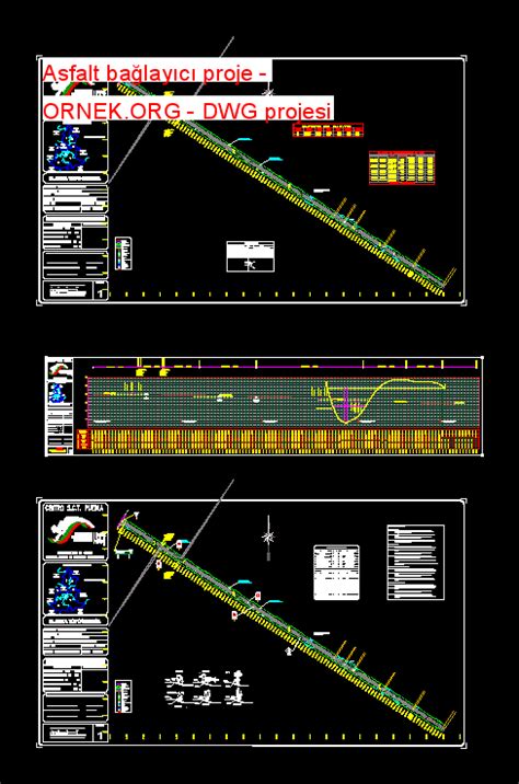 Asfalt Ba Lay C Proje Dwg Projesi Autocad Projeler