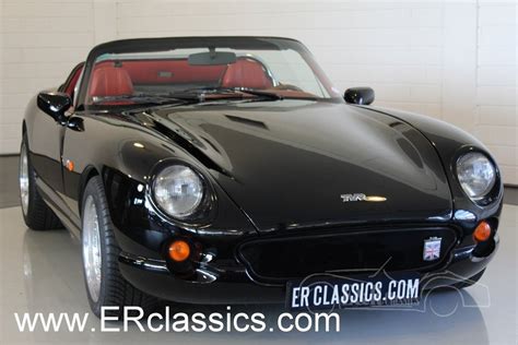 TVR Chimaera 500 1995 black with red interior