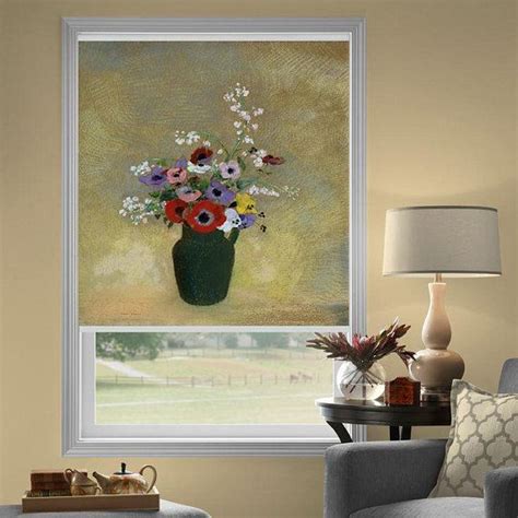 Classy Floral Patterned Printed Custom Made Fl15 Window Etsy Window