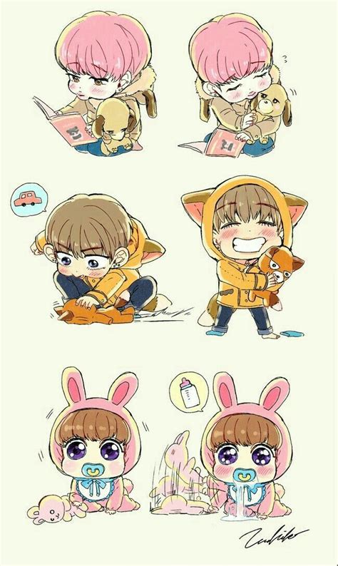 Imagen Relacionada Bts Chibi Chibi Boy Kawaii Chibi Cute Anime Chibi