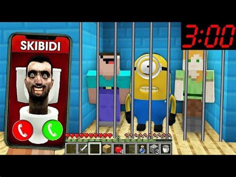 Minecraft Lekin Qiz Bola Skibidilar Bizni Minionlar Bilan Qamashdi