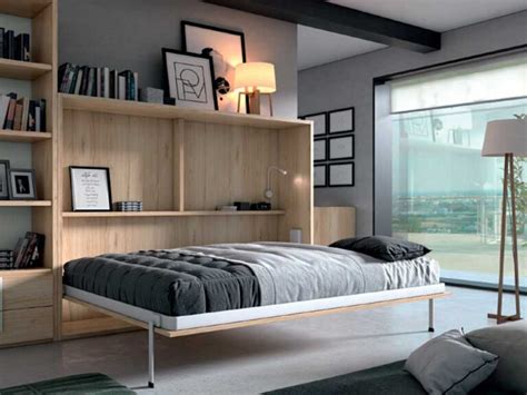 Cama Abatible Vertical Con Escritorio Modelo Convert Muebles Raquel Es