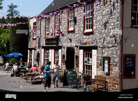 Cheddar village in Somerset england Stock Photo - Alamy