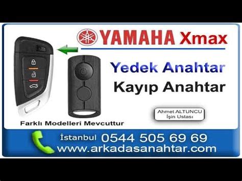 Yamaha xmax kumanda anahtar kodlama silme nasıl yapılıyor YouTube