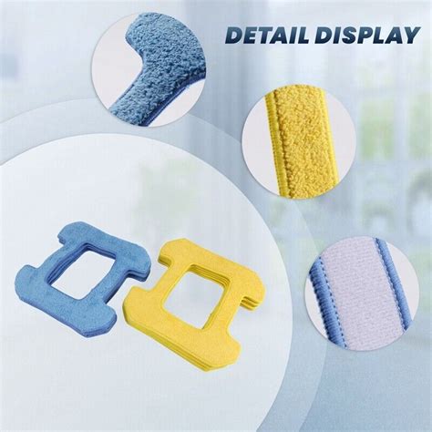 Pcs Rubbing Mop Pads For Window Cleaning Robot Accessories