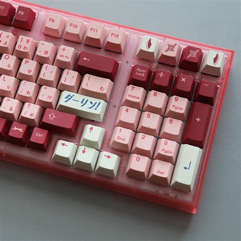 130 Keys GMK Darling Large Set Cherry Profile DYE SUB PBT Keycap GMK