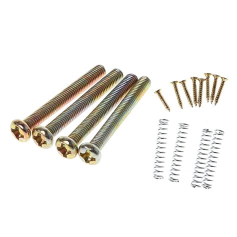 1Set Humbucker Pickup Screws Springs Kit Ring Surround Mounting Guitar