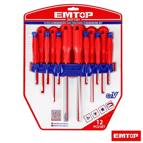 EmTop 12Pcs Screwdriver And Precision Set Tool Lk