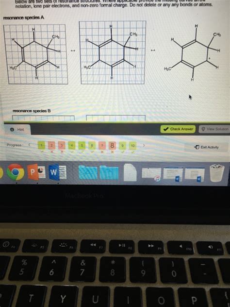 Solved Below Are Two Sets Of Resonance Structures Where Chegg