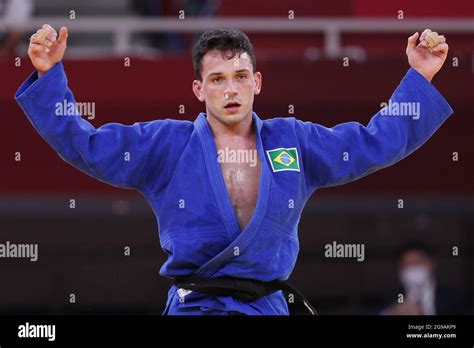 Tokyo Japan 25th July 2021 Brazils Daniel Cargnin Celebrates After