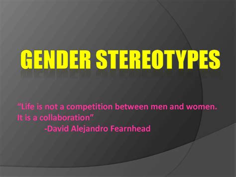 Solution Gender Stereotype Studypool