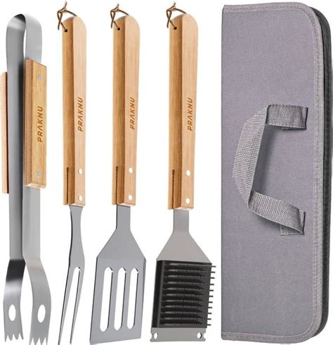 Ustensile Barbecue Plancha Kit D Ustensiles Pour Barbecue En Acier