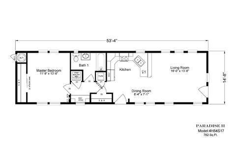 Paradise Series The Paradise Ii 4h54s17 By Palm Harbor Homes Nha