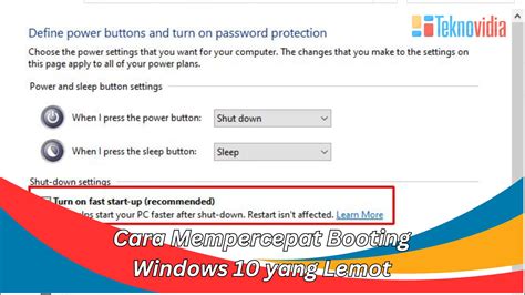 Cara Mempercepat Booting Windows Yang Lemot