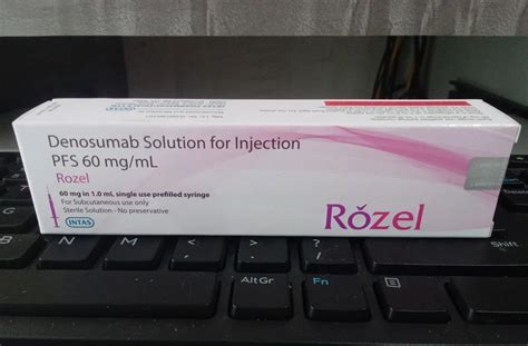 Rozel Injection Denosumab Mg Intas Pharmaceuticals At Rs Piece