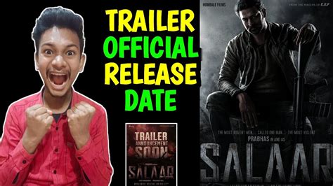 Salaar Trailer Official Announcement Salaar Postponed Update Salaar