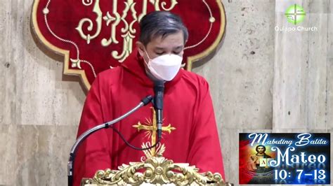 Quiapo Church Live Holy Mass Today Am June R Youtube