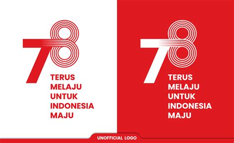 Logo 78th Republic Of Indonesia Anniversary In Red And White 25780526 Vector Art At Vecteezy