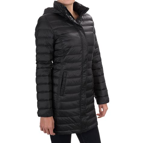 32 Degrees Packable Long Down Jacket For Women Save 60