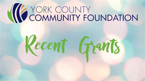 York County Community Foundation Awards Over 265460 In Grants To Local Nonprofits York