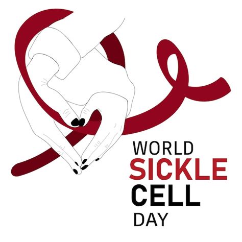 Premium Vector World Sickle Cell Day Poster